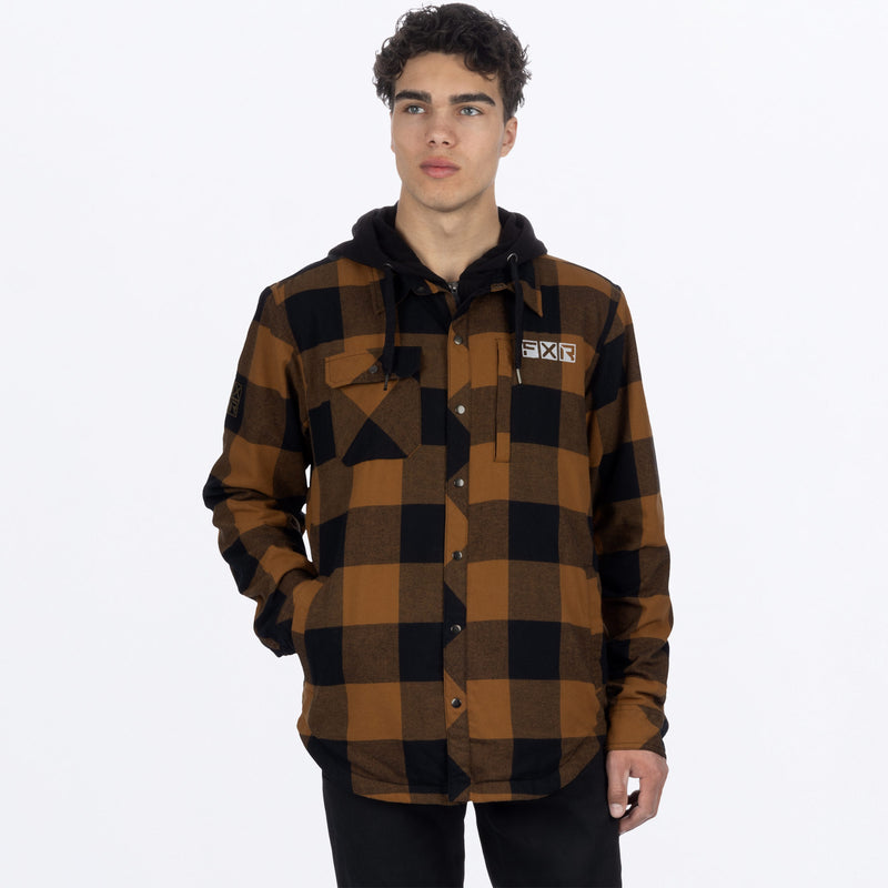 UnisexTimberInsulatedFlannel_Jacket_CopperBlack_SKU_231117-_1910_Front