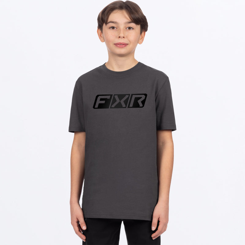 YthPitBoardPremium_T-Shirt_AsphaltHeatherBlack_SKU_262252-_0810_Front
