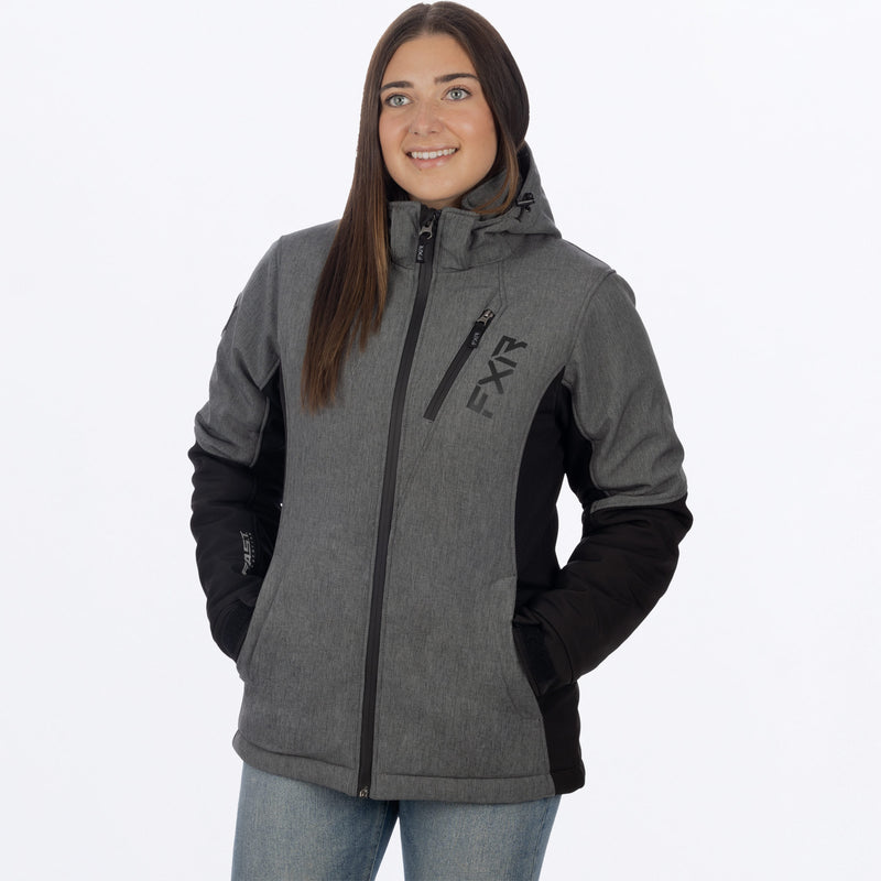 Naisten lämpövuorattu Vertical Pro Softshell-takki