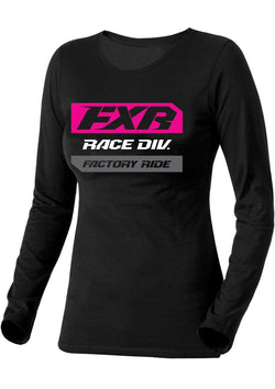 Naisten pitkähihainen Race Division t-paita