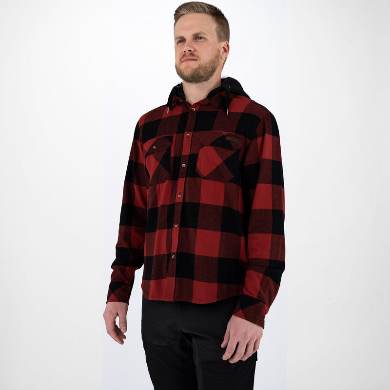 Miesten hupullinen Timber Hooded Flannel pusero