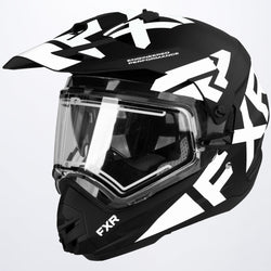 Torque X Team-hjelm med elektrisk visir og solbeskyttelse