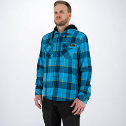 M-Timber Hooded Flanell Skjorta