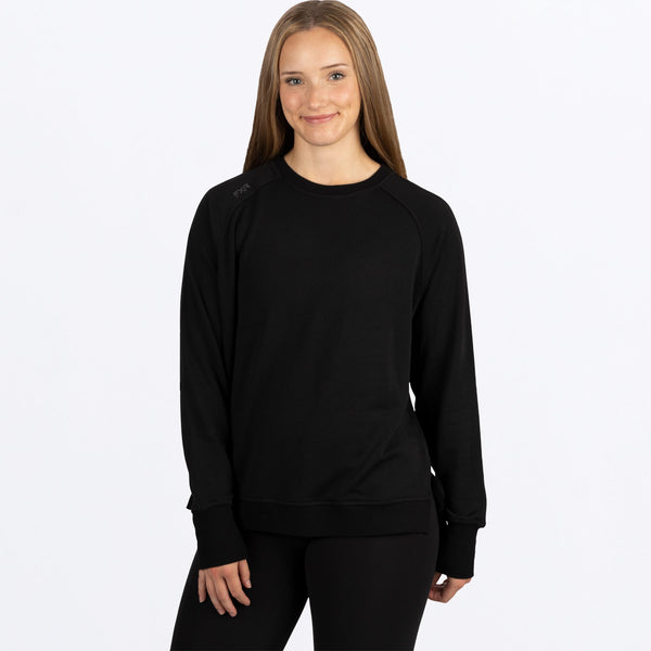 Dame Side Star Crewneck Pullover Sweater